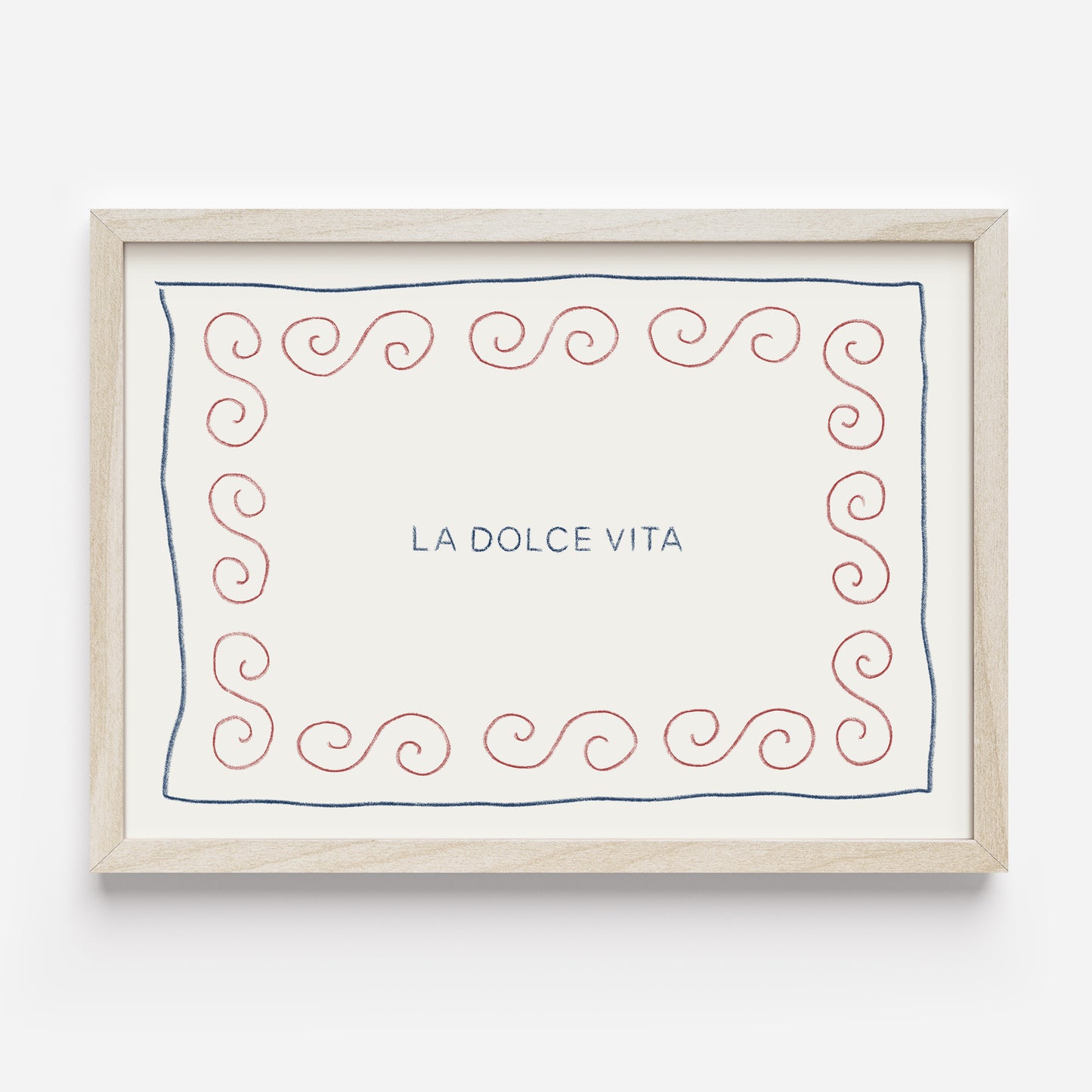 Poster 'LA DOLCE VITA' (risography)